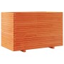 Jardinera madera maciza de pino marrón cera 110x60x72 cm by vidaXL, Pots and planters - Ref: Foro24-3282651, Price: 313,67 €,...