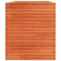 Massive Holz-Pflanzgefäß aus braunem Kiefernholz mit Wachsbeschichtung, 110x60x72 cm. von vidaXL, Töpfe und Pflanzgefäße - Re...