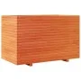Jardinera madera maciza de pino marrón cera 110x60x72 cm by vidaXL, Pots and planters - Ref: Foro24-3282651, Price: 309,63 €,...