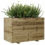 Eingelassener Kiefernholz-Pflanzkasten 110x60x72 cm von vidaXL, Töpfe und Pflanzgefäße - Ref: Foro24-3282653, Preis: 280,93 €...