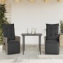 Sillones reclinable jardín y cojines 2 uds ratán sintético gris by vidaXL, Garden chairs - Ref: Foro24-365668, Price: 258,52 ...