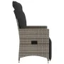 Sillones reclinable jardín y cojines 2 uds ratán sintético gris de vidaXL, Sillas de jardín - Ref: Foro24-365668, Precio: 281...