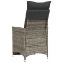 Sillones reclinable jardín y cojines 2 uds ratán sintético gris de vidaXL, Sillas de jardín - Ref: Foro24-365668, Precio: 281...