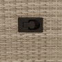 Sofá de jardín reclinable de 2 plazas con mesa ratán PE beige by vidaXL, Outdoor sofas - Ref: Foro24-365713, Price: 244,95 €,...
