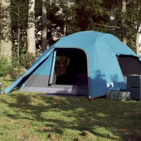 Tienda de campaña iglú para 4 personas impermeable azul von vidaXL, Zelte - Ref: Foro24-94720, Preis: 111,86 €, Rabatt: %