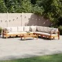 Set de sofás de jardín con cojines 6 pzas madera maciza acacia by vidaXL, Garden sets - Ref: Foro24-3214854, Price: 907,90 €,...