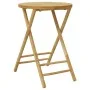Faltbares Bambus-Bistro-Set mit 3 Teilen und dunkelgrauen Kissen. von vidaXL, Gartensets - Ref: Foro24-365874, Preis: 181,98 ...