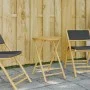 Faltbarer Gartentisch aus Bambus Ø55x75 cm von vidaXL, Gartentische - Ref: Foro24-365881, Preis: 67,84 €, Rabatt: %