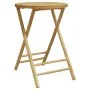 Mesa plegable de jardín de bambú Ø55x75 cm de vidaXL, Mesas de jardín - Ref: Foro24-365881, Precio: 67,82 €, Descuento: %