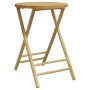 Mesa plegable de jardín de bambú Ø55x75 cm by vidaXL, Garden tables - Ref: Foro24-365881, Price: 63,84 €, Discount: %