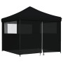 Tienda de fiesta plegable Pop-Up con 4 paredes laterales negra by vidaXL, Tents and gazebos - Ref: Foro24-4004934, Price: 162...