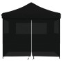 Tienda de fiesta plegable Pop-Up con 4 paredes laterales negra by vidaXL, Tents and gazebos - Ref: Foro24-4004934, Price: 162...
