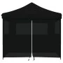 Tienda de fiesta plegable Pop-Up con 4 paredes laterales negra by vidaXL, Tents and gazebos - Ref: Foro24-4004934, Price: 159...