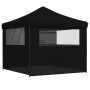 Tienda de fiesta plegable Pop-Up con 4 paredes laterales negra by vidaXL, Tents and gazebos - Ref: Foro24-4004934, Price: 162...