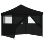 Tienda de fiesta plegable Pop-Up con 4 paredes laterales negra by vidaXL, Tents and gazebos - Ref: Foro24-4004934, Price: 162...