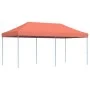 Tienda de fiesta plegable Pop-Up terracota 580x292x315 cm de vidaXL, Carpas y cenadores - Ref: Foro24-4004941, Precio: 184,16...