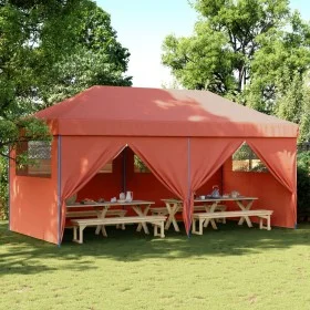 Tienda de fiesta plegable Pop-Up 4 paredes laterales terracota by vidaXL, Tents and gazebos - Ref: Foro24-4004957, Price: 258...