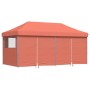 Tienda de fiesta plegable Pop-Up 4 paredes laterales terracota by vidaXL, Tents and gazebos - Ref: Foro24-4004957, Price: 261...