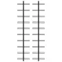 Wall wine racks for 20 bottles 2 units black metal by vidaXL, Wine racks - Ref: Foro24-289567, Price: 76,11 €, Discount: %