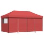 Tienda de fiesta plegable Pop-Up 4 paredes laterales burdeos by vidaXL, Tents and gazebos - Ref: Foro24-4004955, Price: 272,6...