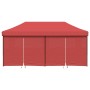 Tienda de fiesta plegable Pop-Up 4 paredes laterales burdeos by vidaXL, Tents and gazebos - Ref: Foro24-4004955, Price: 272,6...