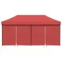 Tienda de fiesta plegable Pop-Up 4 paredes laterales burdeos by vidaXL, Tents and gazebos - Ref: Foro24-4004955, Price: 256,3...