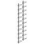 Wall wine racks for 20 bottles 2 units black metal by vidaXL, Wine racks - Ref: Foro24-289567, Price: 76,11 €, Discount: %