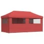 Tienda de fiesta plegable Pop-Up 4 paredes laterales burdeos by vidaXL, Tents and gazebos - Ref: Foro24-4004955, Price: 256,3...