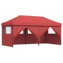 Tienda de fiesta plegable Pop-Up 4 paredes laterales burdeos by vidaXL, Tents and gazebos - Ref: Foro24-4004955, Price: 272,6...