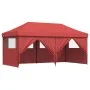 Tienda de fiesta plegable Pop-Up 4 paredes laterales burdeos by vidaXL, Tents and gazebos - Ref: Foro24-4004955, Price: 256,3...