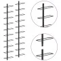 Wall wine racks for 20 bottles 2 units black metal by vidaXL, Wine racks - Ref: Foro24-289567, Price: 76,11 €, Discount: %