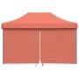 Tienda de fiesta plegable Pop-Up 4 paredes laterales terracota by vidaXL, Tents and gazebos - Ref: Foro24-4004981, Price: 192...