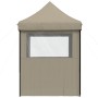 Tienda de fiesta plegable Pop-Up con 4 paredes laterales taupe by vidaXL, Tents and gazebos - Ref: Foro24-4005002, Price: 145...