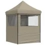 Faltbares Pop-Up-Partyzelt mit 4 taupefarbenen Seitenwänden. von vidaXL, Zelte und Pavillons - Ref: Foro24-4005002, Preis: 14...