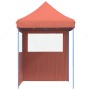 Faltbare Pop-Up-Partyzelt mit 2 Seitenwänden in Terrakotta-Farbe. von vidaXL, Zelte und Pavillons - Ref: Foro24-4004997, Prei...