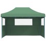 Faltbares Pop-Up-Partyzelt mit 3 grünen Seitenwänden. von vidaXL, Zelte und Pavillons - Ref: Foro24-4005016, Preis: 149,34 €,...