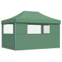 Tienda de fiesta plegable Pop-Up con 3 paredes laterales verde by vidaXL, Tents and gazebos - Ref: Foro24-4005016, Price: 153...