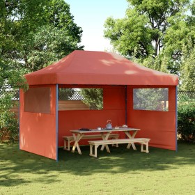 Tienda de fiesta plegable Pop-Up 3 paredes laterales terracota by vidaXL, Tents and gazebos - Ref: Foro24-4005021, Price: 140...
