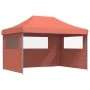 Tienda de fiesta plegable Pop-Up 3 paredes laterales terracota by vidaXL, Tents and gazebos - Ref: Foro24-4005021, Price: 155...
