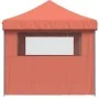 Faltbare Pop-Up-Partyzelt mit 3 Seitenwänden in Terrakotta-Farbe. von vidaXL, Zelte und Pavillons - Ref: Foro24-4005021, Prei...