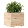 Jardinera madera maciza de pino 80x80x72 cm by vidaXL, Pots and planters - Ref: Foro24-3282624, Price: 243,32 €, Discount: %