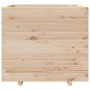 Jardinera madera maciza de pino 80x80x72 cm de vidaXL, Maceteros y jardineras - Ref: Foro24-3282624, Precio: 246,26 €, Descue...