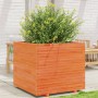 Jardinera madera maciza de pino marrón cera 80x80x72 cm by vidaXL, Pots and planters - Ref: Foro24-3282626, Price: 294,54 €, ...