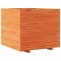 Jardinera madera maciza de pino marrón cera 80x80x72 cm by vidaXL, Pots and planters - Ref: Foro24-3282626, Price: 294,54 €, ...