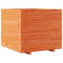 Jardinera madera maciza de pino marrón cera 80x80x72 cm by vidaXL, Pots and planters - Ref: Foro24-3282626, Price: 294,54 €, ...