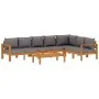 Set de sofás de jardín con cojines 5 pzas madera maciza acacia by vidaXL, Garden sets - Ref: Foro24-3214863, Price: 711,48 €,...