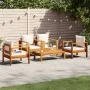 Set de sofás de jardín con cojines 5 pzas madera maciza acacia by vidaXL, Garden sets - Ref: Foro24-3214842, Price: 568,52 €,...