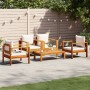 Set de sofás de jardín con cojines 5 pzas madera maciza acacia von vidaXL, Gartensets - Ref: Foro24-3214842, Preis: 570,39 €,...