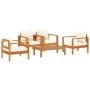 Set de sofás de jardín con cojines 5 pzas madera maciza acacia by vidaXL, Garden sets - Ref: Foro24-3214842, Price: 568,52 €,...