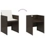 Set comedor de jardín y cojines 15 pzas ratán sintético marrón by vidaXL, Garden sets - Ref: Foro24-3277820, Price: 1,00 €, D...